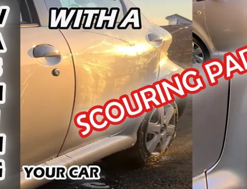 Car washing mistake, solved.